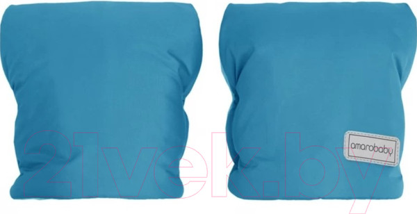 Изображение товара Муфта для коляски Amarobaby Snowy Travel / AMARO-6103-SG (серо-голубой)