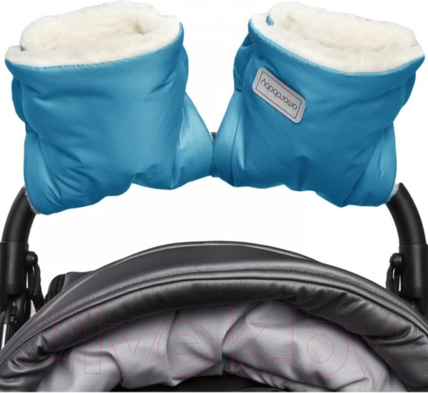 Изображение товара Муфта для коляски Amarobaby Snowy Travel / AMARO-6103-SG (серо-голубой)