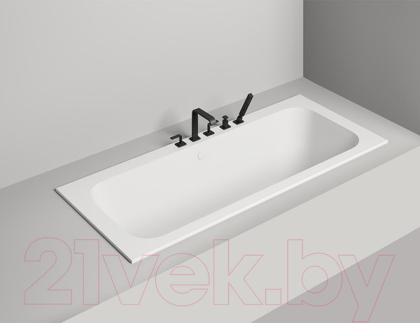 Изображение товара Ванна из искусственного мрамора Salini Orlando Axis 180x80 / 103212G (S-Sense, глянец)