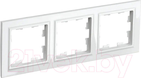 Изображение товара Рамка для выключателей и розеток IEK Brite BR-M32-K01 (белый)