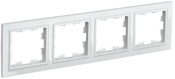 Изображение товара Рамка для выключателей и розеток IEK Brite BR-M42-K01 (белый)