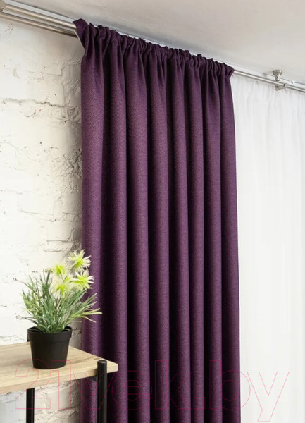 Изображение товара Штора Модный текстиль 112MT391011-1 (250x150, фиолетовый)