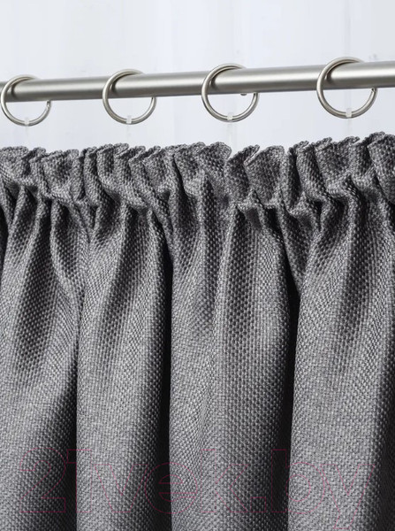 Изображение товара Комплект штор Модный текстиль 112MT391019 (250x150, 2шт, темно-серый)