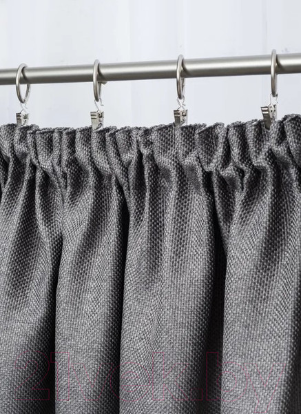 Изображение товара Комплект штор Модный текстиль 112MT391019 (250x150, 2шт, темно-серый)