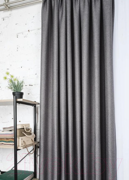 Изображение товара Штора Модный текстиль 112MT391019-1 (250x150, темно-серый)