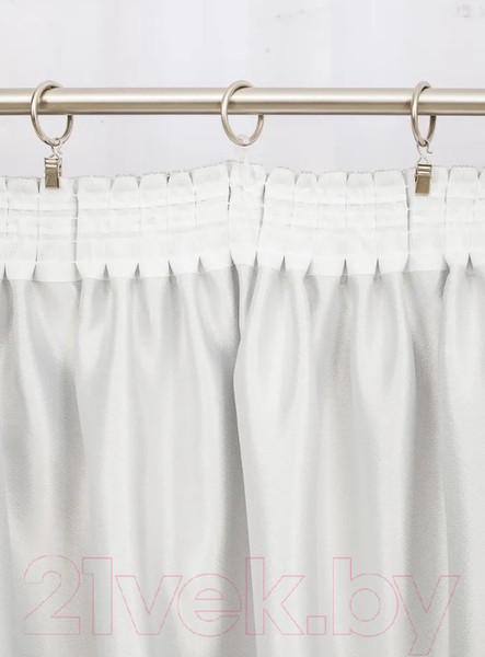 Изображение товара Комплект штор Модный текстиль 112MT222627 (250x150, 2шт, светло-серый)