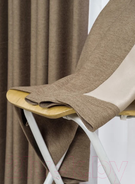 Изображение товара Комплект штор Модный текстиль 112MT391028 (250x150, 2шт, шоколадный)