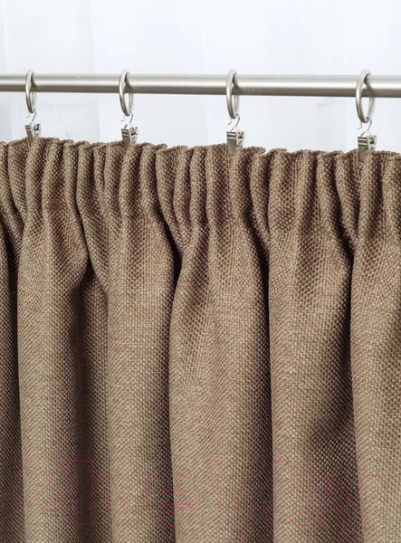 Изображение товара Комплект штор Модный текстиль 112MT391028 (250x150, 2шт, шоколадный)