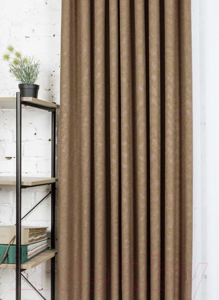 Изображение товара Комплект штор Модный текстиль 112MT391028 (250x150, 2шт, шоколадный)