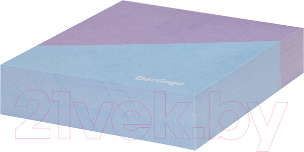 Изображение товара Блок для записей Berlingo LNn_00058 (сиреневый/голубой)