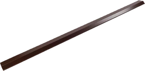 Изображение товара Планка карнизная Технониколь Для гибкой черепицы 75x50x5x2000 RAL 8017 (коричневый)