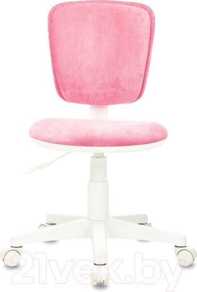 Изображение товара Кресло детское Бюрократ CH-W204NX (розовый Velvet 36/пластик белый)