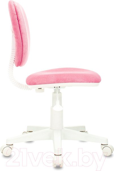 Изображение товара Кресло детское Бюрократ CH-W204NX (розовый Velvet 36/пластик белый)