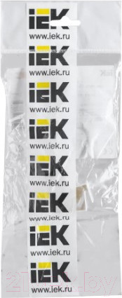 Изображение товара Накладка на стык для кабель-канала IEK Элекор CKMP10D-S-040-025-K01