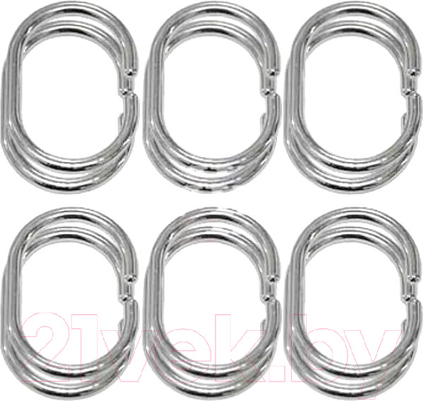 Изображение товара Кольца для шторки FORA К14 (12шт, хром)