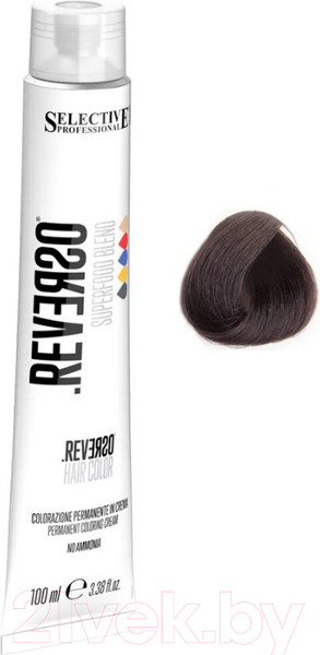Изображение товара Крем-краска для волос Selective Professional Reverso Superfood 5.06 / 89506 (100мл, светло-каштановый семена чиа)