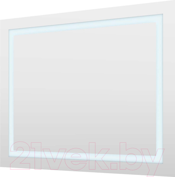 Изображение товара Зеркало Пекам Astra 1 80x60 / astra1-80x60dpcl (с подсветкой, сенсором на взмах руки, часами и подогревом)