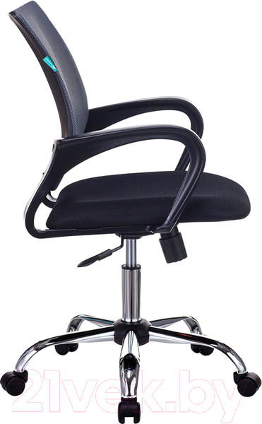 Изображение товара Кресло офисное Бюрократ CH-695NSL (темно-серый TW-04/черный TW-11/хром)