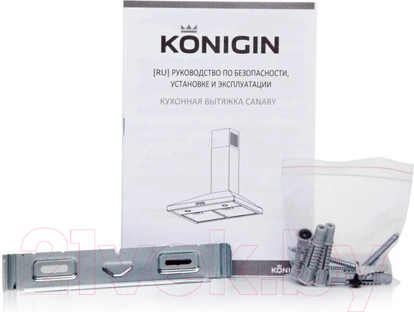 Изображение товара Вытяжка купольная Konigin Canary 60 (белый)
