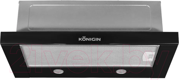 Изображение товара Вытяжка телескопическая Konigin Rebus Black 60 (черный)