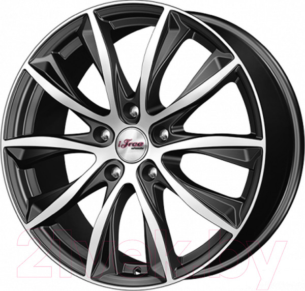 Изображение товара Литой диск iFree Кazaнтип 18x7.5" 5x115мм DIA 70.2мм ET 44мм Блэк джек