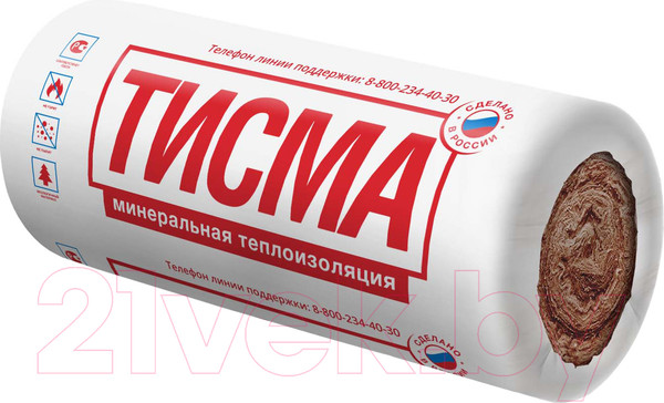 Изображение товара Минеральная вата Тисма 50x1200x8300