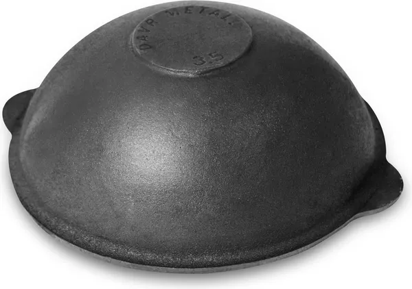 Изображение товара Казан Davr Metall Узбекский чугунный (3.5л, плоское дно)