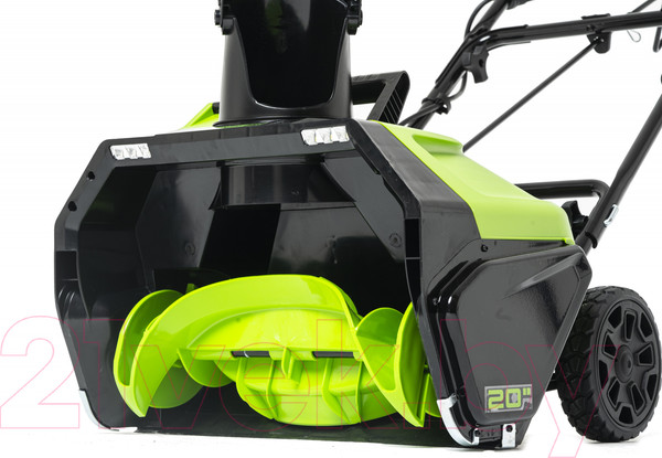 Изображение товара Снегоуборщик аккумуляторный Greenworks GD60PST 60V / 2602907 (без АКБ и ЗУ)