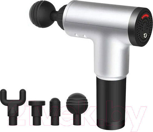 Изображение товара Массажный пистолет CleverCare JF-GUN04 (серебристый)