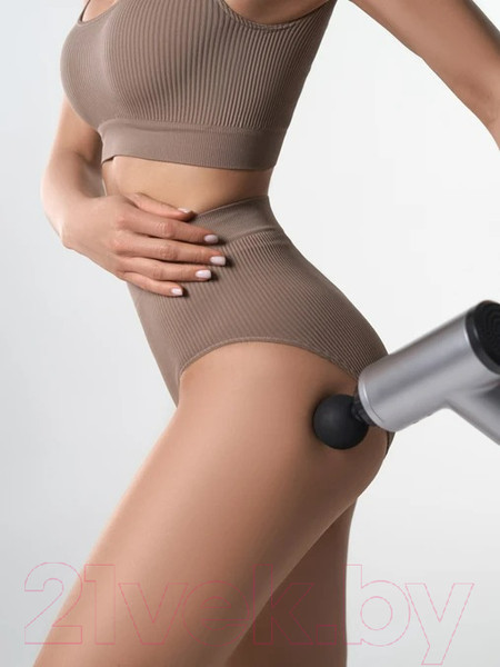 Изображение товара Массажный пистолет CleverCare JF-GUN04 (серебристый)