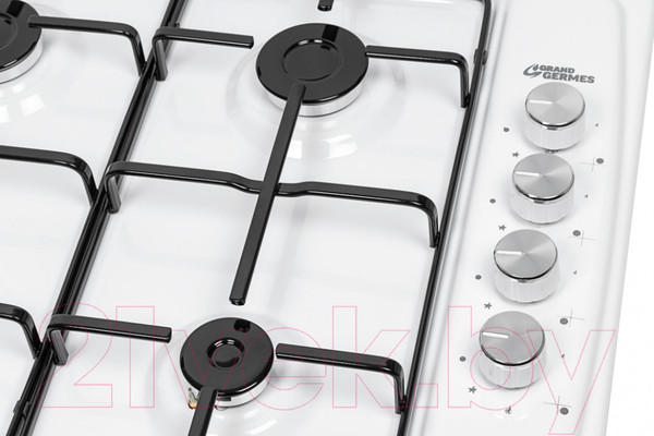 Изображение товара Газовая варочная панель Grand & Germes HEG-60WH-CX