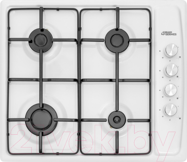 Изображение товара Газовая варочная панель Grand & Germes HEG-60WH-CX