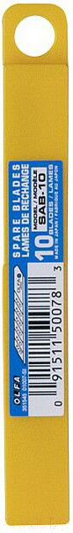 Изображение товара Набор сменных лезвий Olfa OL-SAB-10B (10шт)