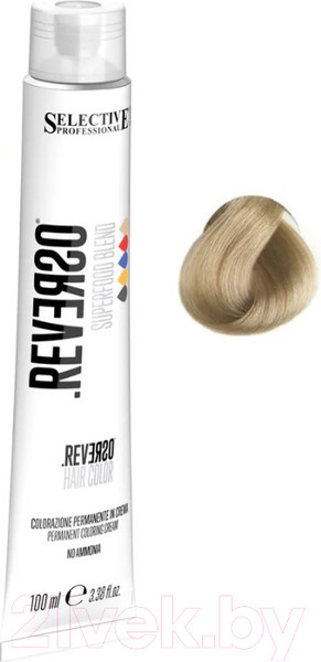 Изображение товара Крем-краска для волос Selective Professional Reverso Superfood 10.2 / 89102 (100мл, экстра светлый блондин бежевый)