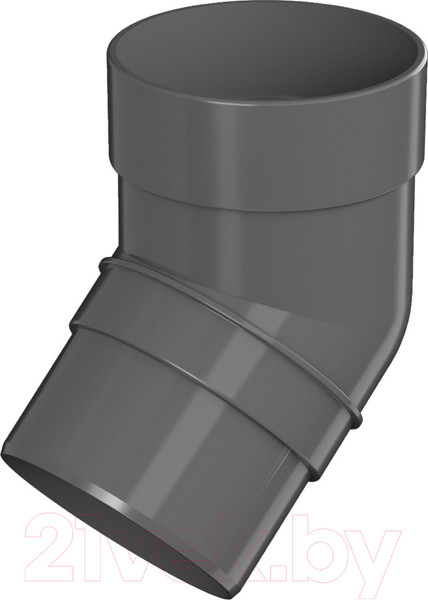 Изображение товара Колено трубы водосточной Технониколь Оптима 135 градусов / 066397 (серый)