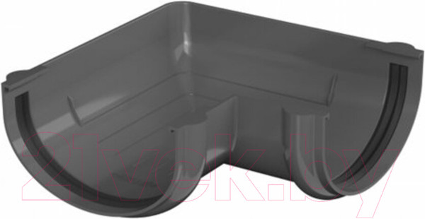 Изображение товара Угол желоба Технониколь Оптима 90 градусов / 066404 (серый)