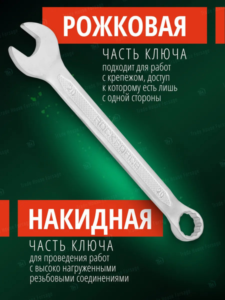 Изображение товара Гаечный ключ RockForce Profi RF-75620 (18299)