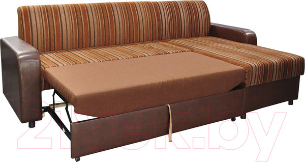 Изображение товара Диван угловой Домовой Норманн 4УС (Milano 7412/Pepper Carlos Brown)