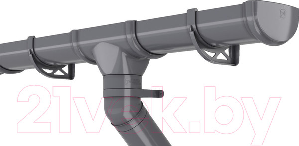 Изображение товара Заглушка желоба Технониколь Оптима 066396 (серый)