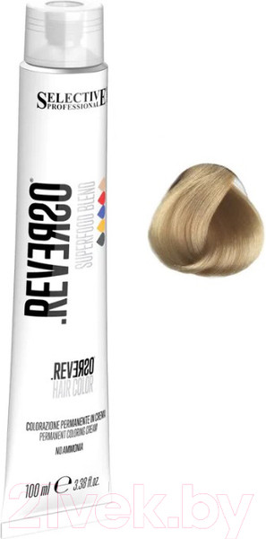 Изображение товара Крем-краска для волос Selective Professional Reverso Superfood 9.0 / 89009 (100мл, очень светлый блондин)