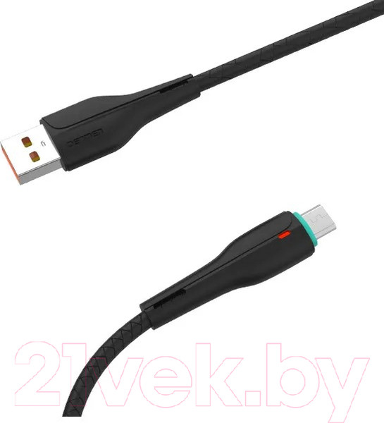 Изображение товара Кабель Denmen D16V Micro (1м, черный)