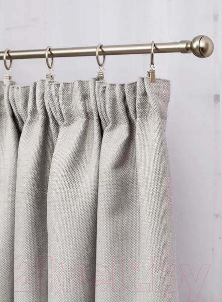 Изображение товара Комплект штор Модный текстиль 112MT222627 (260x200, 2шт, светло-серый)