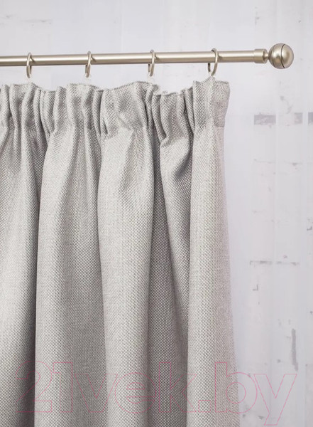 Изображение товара Комплект штор Модный текстиль 112MT222627 (260x200, 2шт, светло-серый)