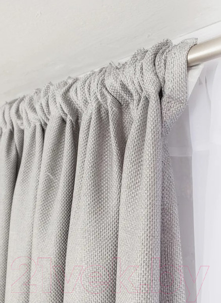 Изображение товара Комплект штор Модный текстиль 112MT222627 (260x200, 2шт, светло-серый)