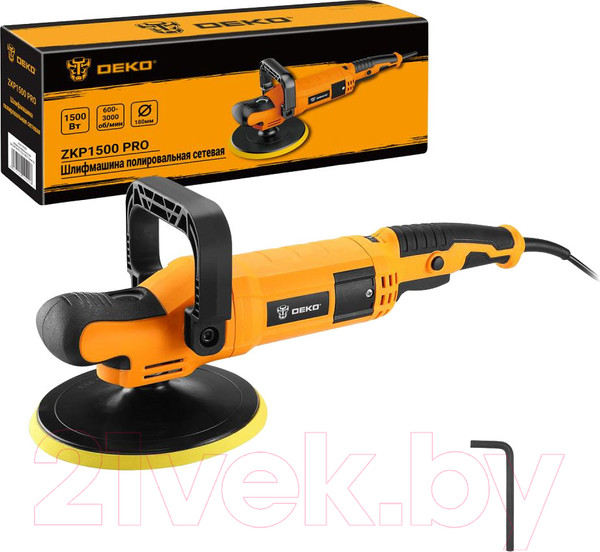 Изображение товара Полировальная машина Deko ZKP1500 Pro / 063-4320