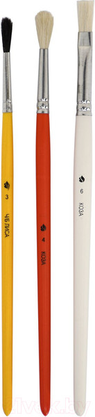 Изображение товара Набор кистей Художественные материалы Творчество С-6903 (3шт)