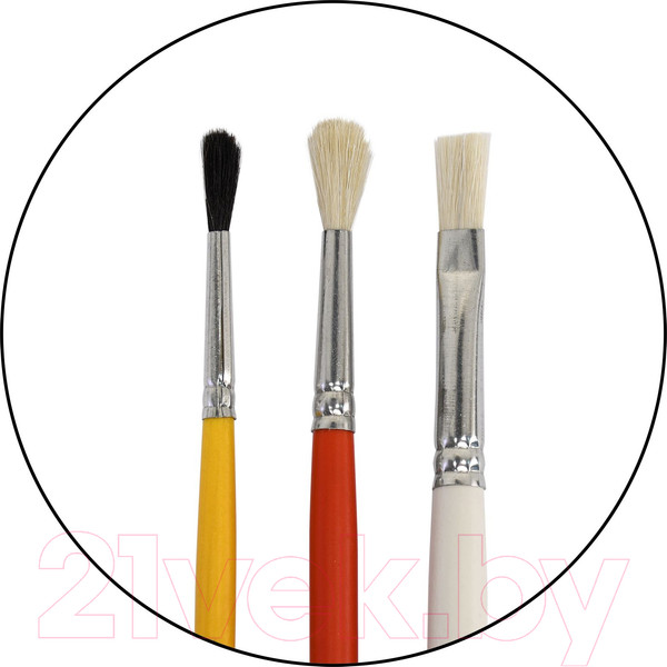 Изображение товара Набор кистей Художественные материалы Творчество С-6903 (3шт)