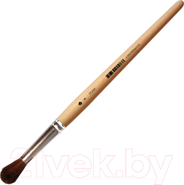 Изображение товара Кисть для рисования Художественные материалы Пони №8 С-5508 (круглая)