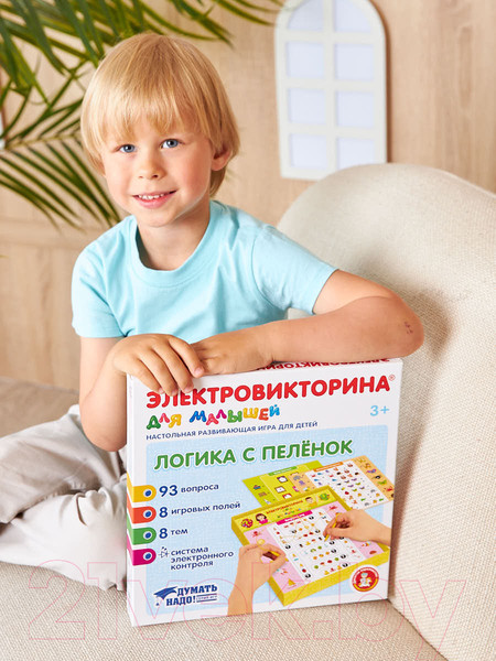Изображение товара Развивающая игра Десятое королевство Электровикторина Логика с пеленок / 04327