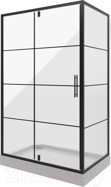 Изображение товара Душевой уголок Niagara Nova NG-0220-08 Black 120x80